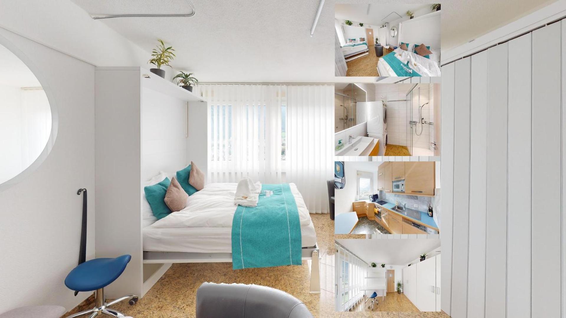 Ueber Den Daecher Von Chur Apartment Bagian luar foto